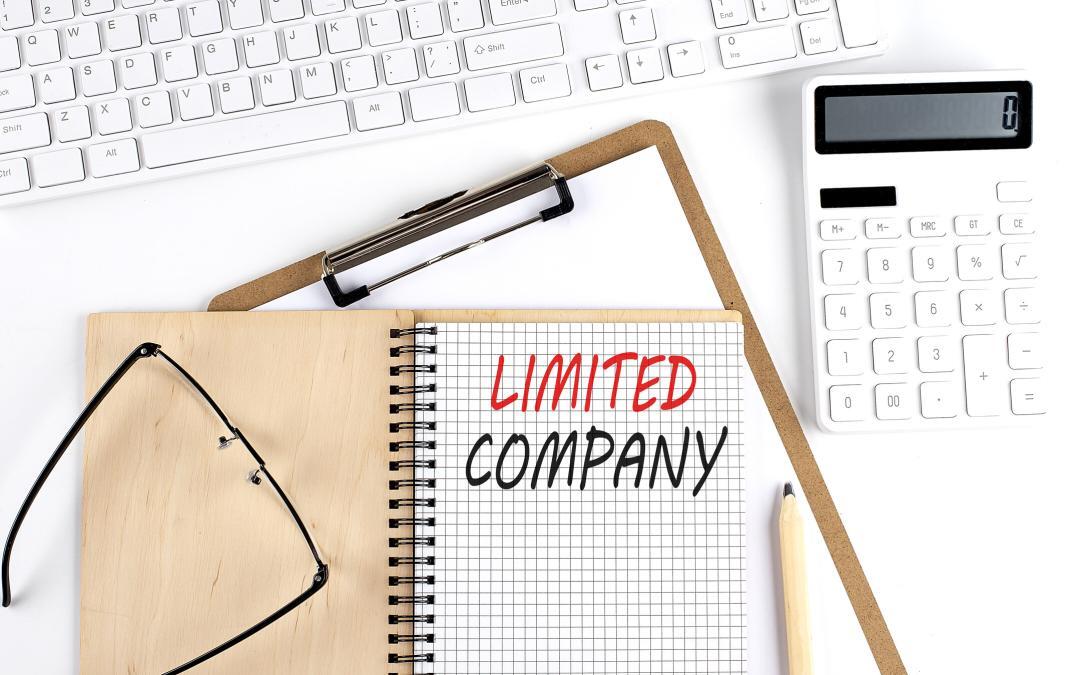 LIMITED COMPANY with keyboard and calculator