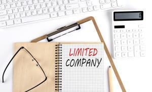 LIMITED COMPANY with keyboard and calculator