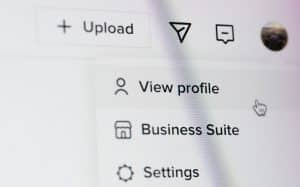 Business profile in TikTok